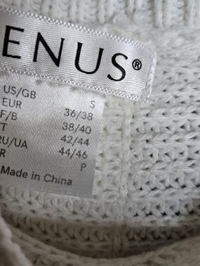 VENUS White Knit Sweater - White